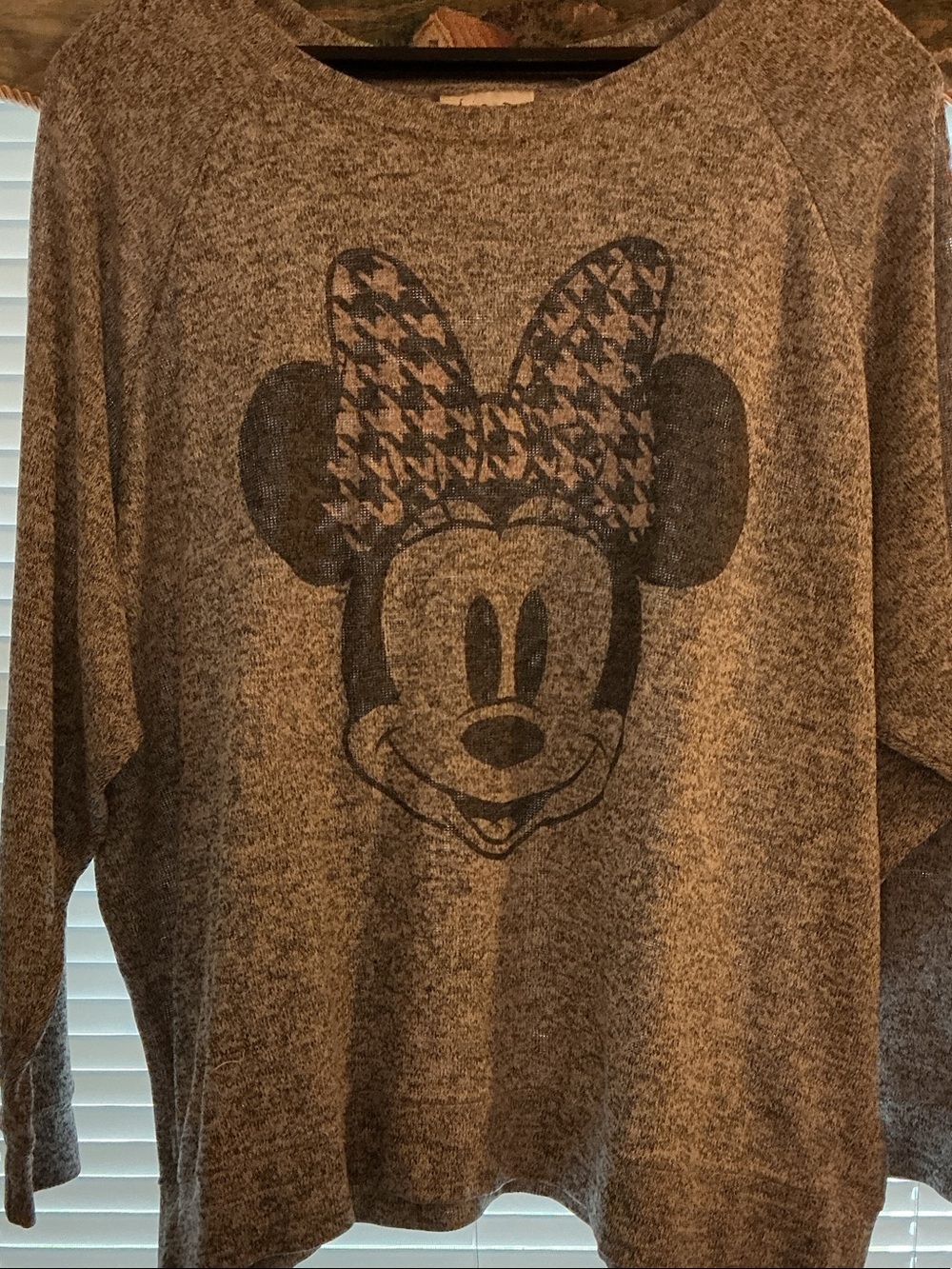 Disney Grey Minnie Mouse Graphic Sweatshirt